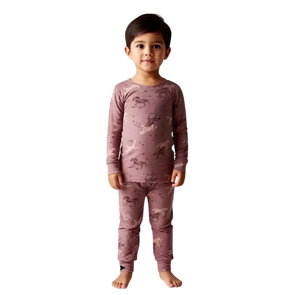 Modern Moments by Gerber Toddler Pajama Set 2-Pack‎ Viscose Horse Print 5T NWT
